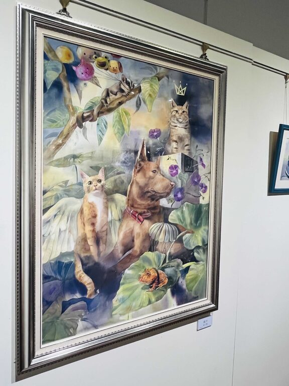 114年06月06日「水彩新韻」聯展開幕導覽活動