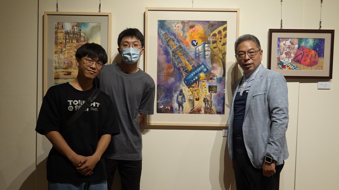 114年06月06日「水彩新韻」聯展開幕導覽活動